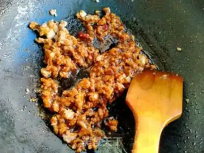Make Meat and eggplant tofu step 6