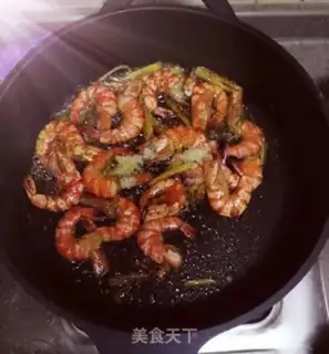 Make Garlic shrimp step 1