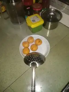 Make Corn milk pumpkin balls step 2