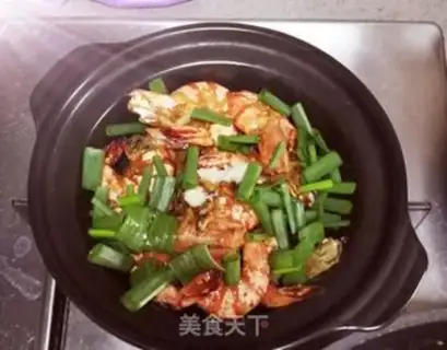 Make Garlic shrimp step 3