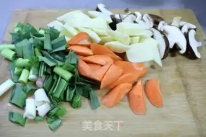 Make Yellow chicken step 1