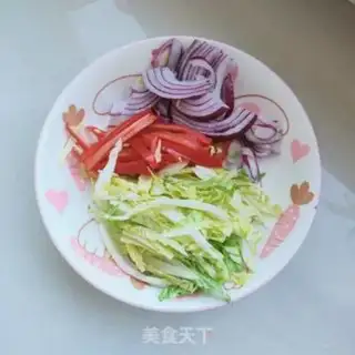 Make Five flowers and cabbage step 1