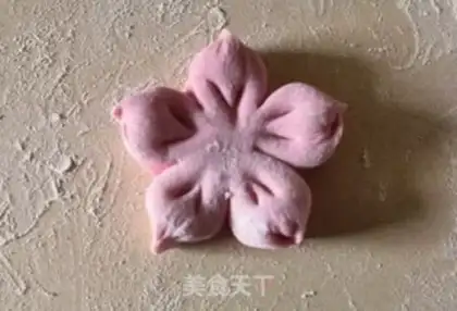 Make Cherry blossoms step 4