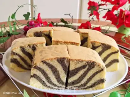 Make Zebra Zebra early cake step 11