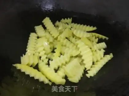 Make Five flowers with potatoes step 4