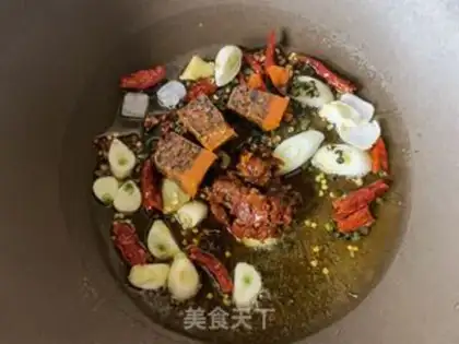 Make Spicy water boiled ribs step 5