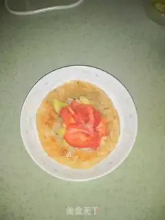 Make Tomato cucumber chicken sausage burrito step 8
