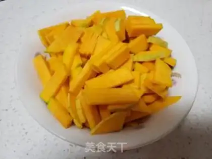 Make Pumpkin fried beans step 0