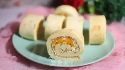 Make Mango cake rolls step 14