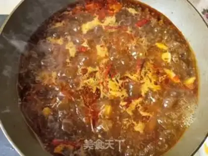 Make Spicy water boiled ribs step 10