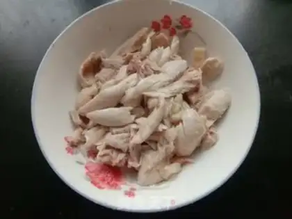 Make Lemonhand tore chicken step 4