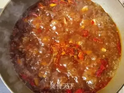 Make Spicy water boiled ribs step 11