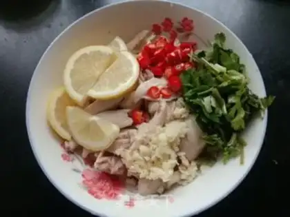 Make Lemonhand tore chicken step 5