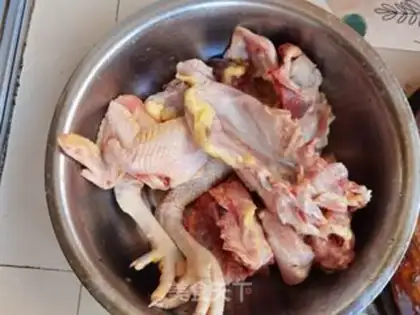 Make Chicken stew mushrooms step 3