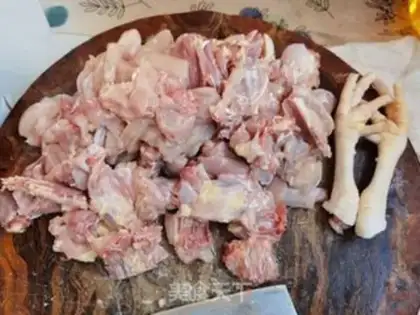 Make Chicken stew mushrooms step 4
