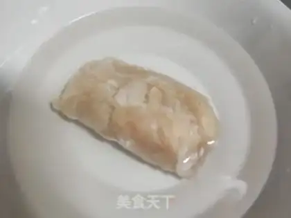 Make Chicken silk, sea mushroom, oil step 0
