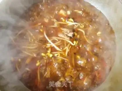 Make Spicy water boiled ribs step 17