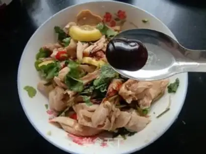 Make Lemonhand tore chicken step 11