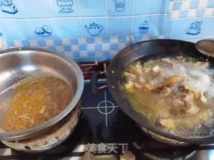 Make Chicken stew mushrooms step 9