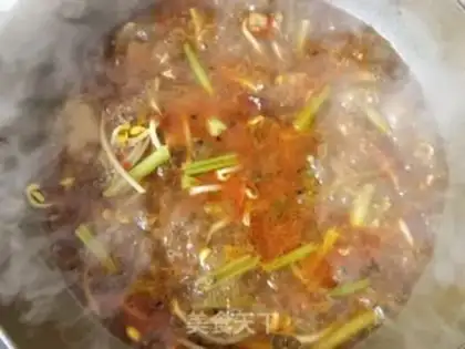 Make Spicy water boiled ribs step 19