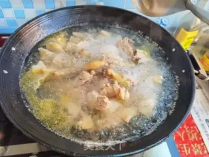 Make Chicken stew mushrooms step 10