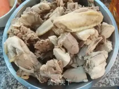 Make Chicken stew mushrooms step 11