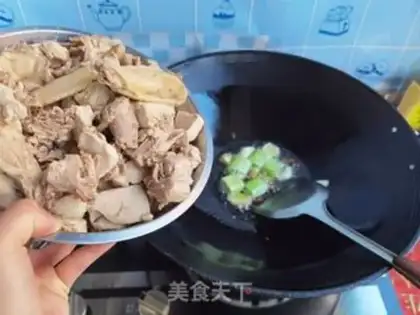 Make Chicken stew mushrooms step 15