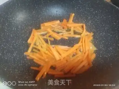 Make Carrot beef step 1