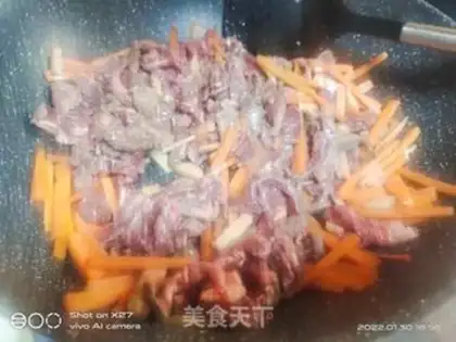 Make Carrot beef step 2