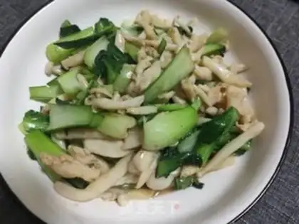 Make Chicken silk, sea mushroom, oil step 11
