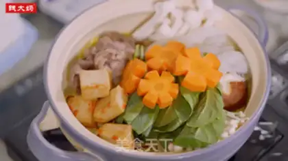 Make A warm winter pot step 8