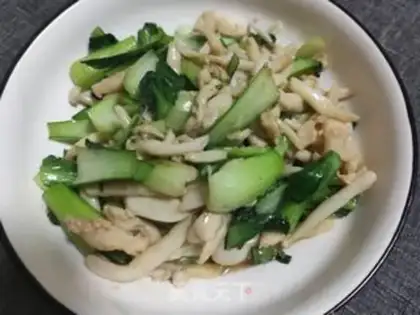 Make Chicken silk, sea mushroom, oil step 12