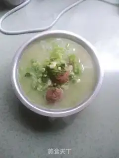 Make Spoon fan ball soup step 9
