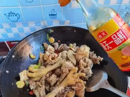 Make Chicken stew mushrooms step 19