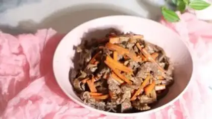 Make Carrot beef step 6