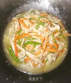 Make Fried sea mushrooms step 4