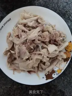Make The cold hand tore the chicken step 7