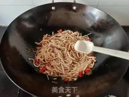 Make Thousands of golden needles and mushrooms step 8
