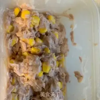 Make Snack fish and corn noodles step 5