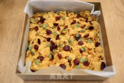 Make Corn chip energy bar step 6