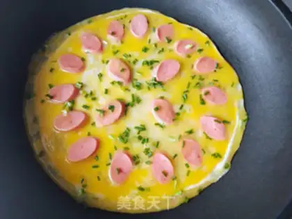 Make Sausage egg grab cake step 11