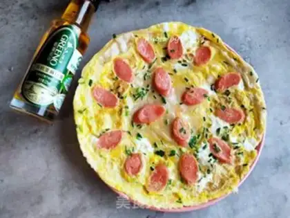 Make Sausage egg grab cake step 13