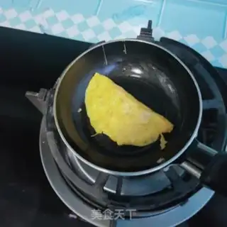 Make Spinach omelet soup step 2