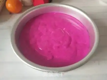 Make Flamingo yogurt mousse cake step 9