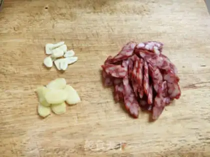 Make Dutch soy sausage step 1