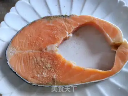 Make Burn the salmon step 2