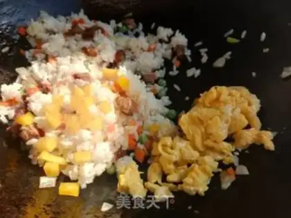 Make Five colours of rice rice step 6