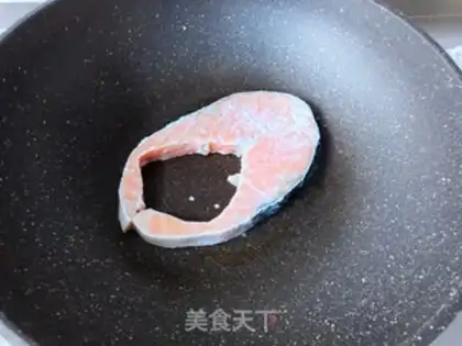 Make Burn the salmon step 4