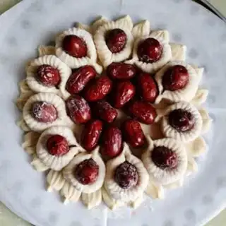 Make The date buns step 17