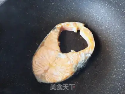 Make Burn the salmon step 5
